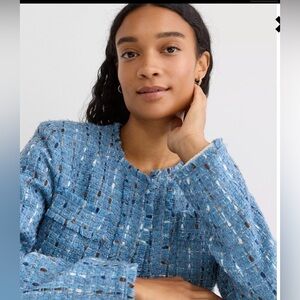 LOFT Frayed Tweed Women's Blazer | Size S